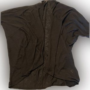 Sheer cap sleeve sweater